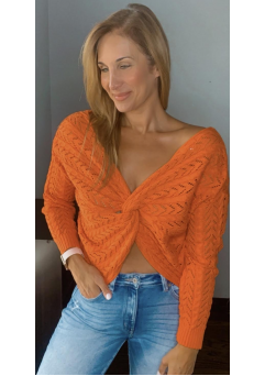 Subtly Sweet Sweater Orange